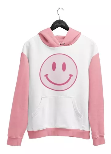 Sudadera rosa UNISEX letras CB - Carita Bonita