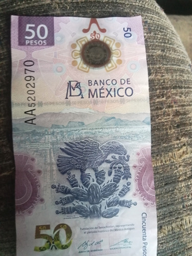 Billete De 50 Doble Aa