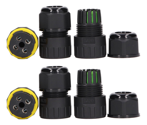 Conector De Unión Impermeable Ip68 De 2 Piezas