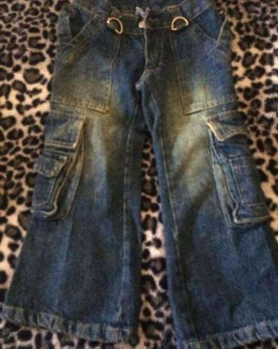 Pantalón Jean Cargo Niños Talle 6