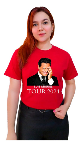 Polera Luis Miguel Tour 2024 Estadio Nacional Foto Exclusiva