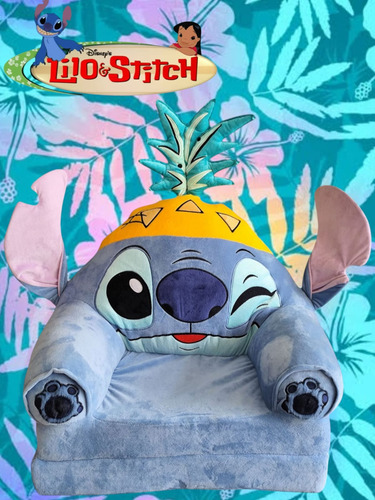 Sillon Para Niños 2 En 1 Angel Stitch Azul