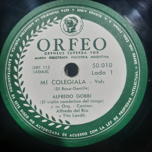 Pasta Alfredo Gobbi Alfredo Del Rio Tito Lando Orfeo C544