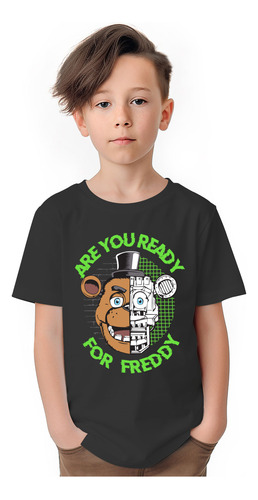 Polera Niños Five Nights Freddy Fnat Are You Algodon Wiwi