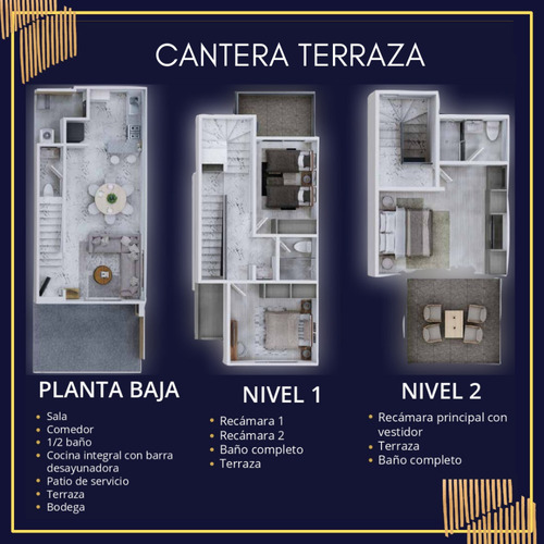 Imagen 11 de 14 de Venta De Casa C/alberca (3 Niveles, Cuartos C/closet)