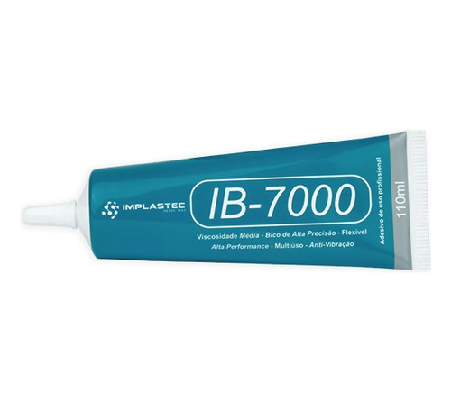 Cola Adesiva Multiuso Transparente Implastec Ib-7000 110ml