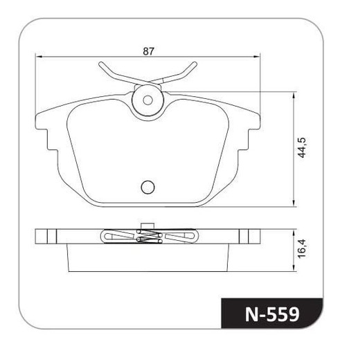 Pastilla Freno Cobreq Tras Marea Bravo Alfa 145 146 155 Fiat