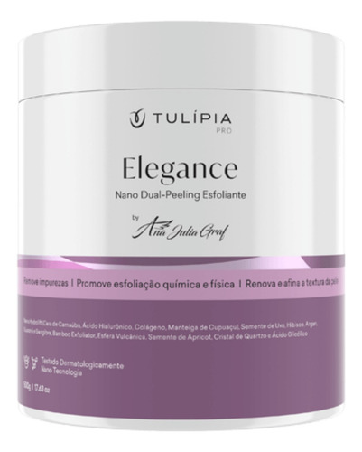 Peeling Esfoliante Químico E Físico Corporal Elegance