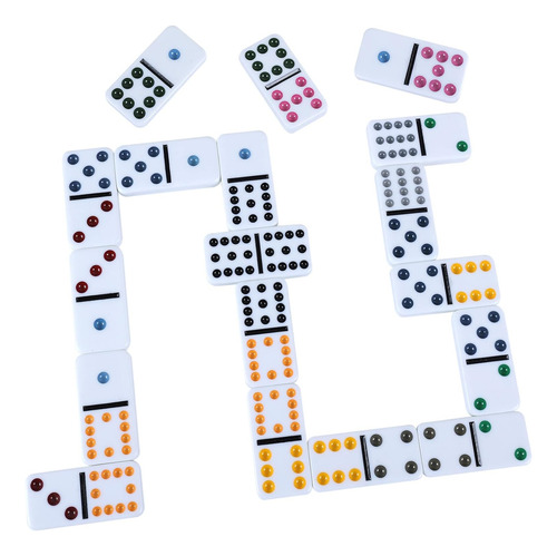 Juego De Mesa Gonoelec Dominos 91 Fichas Con Caja De Lata