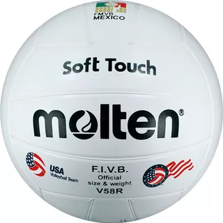 Balón de voleibol Molten V58R nº 5 color blanco para exterior