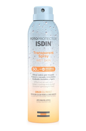  Wet Skin Fps 50 Transparent Spray De 250 Ml