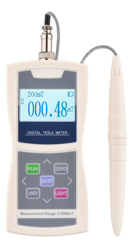 Medidor Digital Tesla Gaussmeter Auto Range 200 M/2000 Mt De