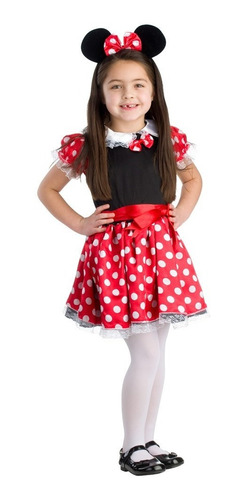 Disfraz Para Niña Minnie Mouse Talla 2 Halloween