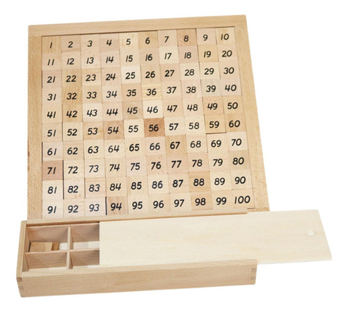Tablero De Matemáticas De Madera, Juguete Para Números Del