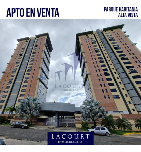 En Venta. Moderno Apartamento Amoblado, Conj. Resid. Habitania - Ubicado En Alta Vista, Sector Los Samanes - Fte. C.c. Orinokia #vd