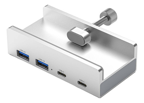 Base Externa De Aluminio De 4 Puertos, Extensor Usb 3,0, D