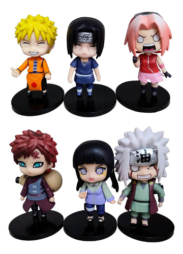 Naruto Set X 6 Figuras De Coleccion En Bolsa