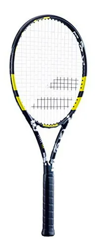 Raqueta De Tenis Babolat Evoke 105, Negro-amarillo (4 1-2 G