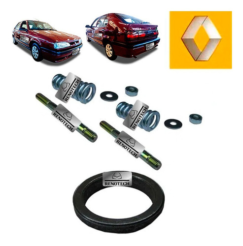 Kit De Molas Prisioneiros Coletor Escape Renault 19 Rn508