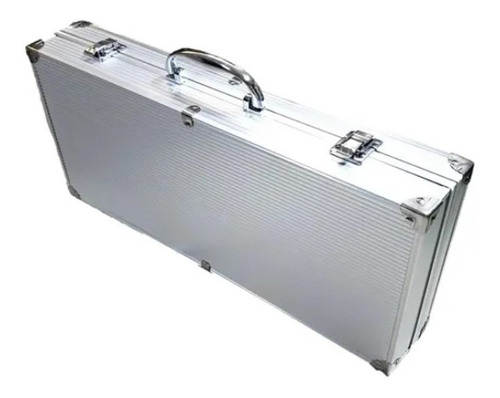 Herramientas Parrilla Asador Maletin Acero Inoxidable 18 Pza