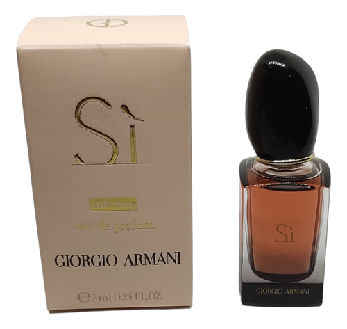 Perfume Miniatura Sí Intense E D P Giorgio Armani 7 Ml 