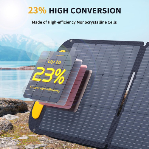 Panel Solar Portátil Vtoman 110w, Ip67, Modelo Vs110