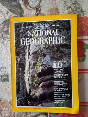 Revista National Geographic Mayo De 1982