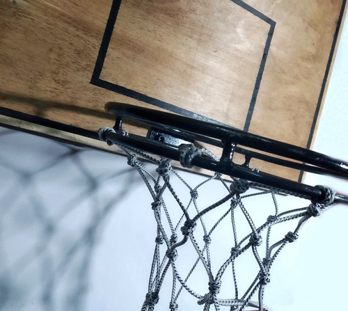 Imagen 2 de 5 de Tablero Basket Mini + Pelota Pulpo + Ganchos Para Colgar