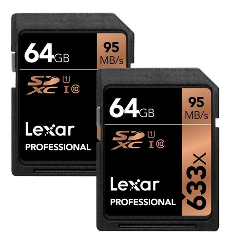 Cartão De Memória Lexar Sdhc 633x P/ Foto Vídeo 95mb/s 64gb