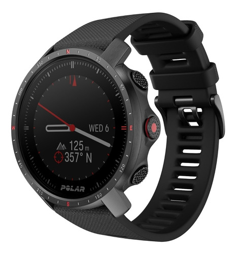 Reloj de fitness Gps Premium Grit X Pro Polar Outdoor, color de la carcasa: negro