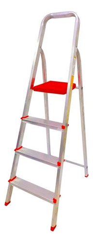Escalera de aluminio vertical Botafogo Lar & Lazer ESC0063 metalico