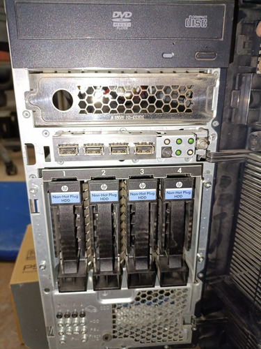 Server Hp Ml110 G7 16g Ecc Xeon E3-1220 2 Hd 1tb Array P401