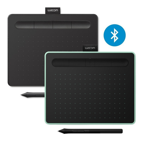 Tableta gráfica Wacom Intuos S CTL-4100WL con Bluetooth pistachio green