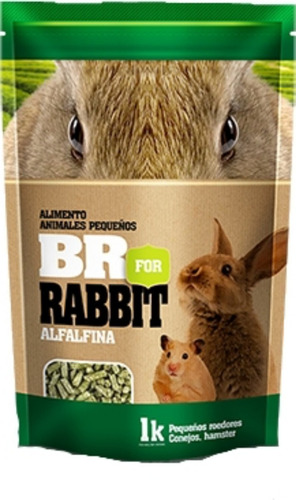 Alimento Para Roedores Br For Rabbit Conejo - 1kg