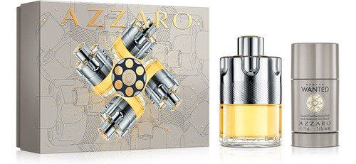 Set Perfume Hombre Azzaro Wanted Edt 100 Ml
