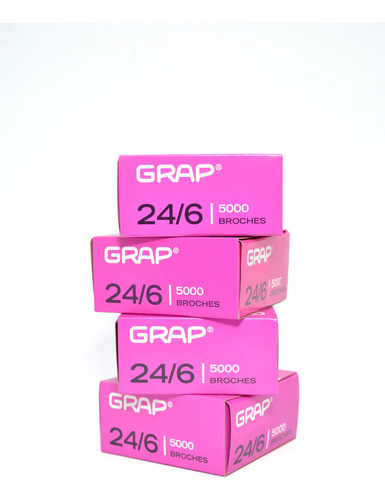 Broches Grap 24/6 X 5000 X 5 Unidades