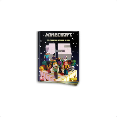 Kit 100 Figurinhas Do Álbum Minecraft 2024 (20 Envelopes)