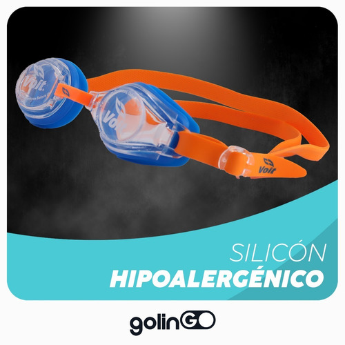 Set Goggles Gorra Voit Summer Pack Junior Kit Natación Azul