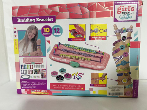 Juguete Kit De Accesorios Para Crear Pulseras De Niñas