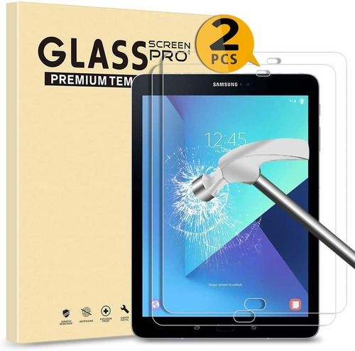 2x1 Cristal Templado Para Samsung Galaxy Tab S3 9.7 Sm-t820