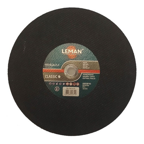 Disco De Corte Metal Leman 400x3,2x25,4mm