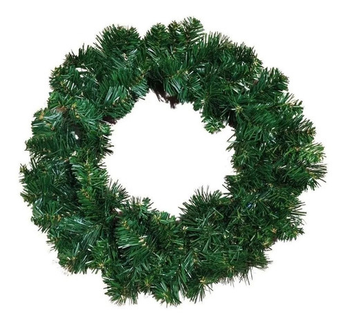 Guirlanda Enfeite Natal Porta 45cm Verde Decoração Natalina