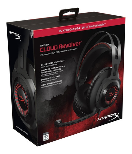 Hyper X Cloud Revolverpro Gaming Diadema Gamer7.1 Xbx Ps4 Pc