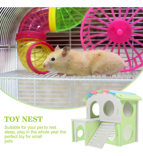 Nido De Juguete Squishy Hammock Con Columpio Para Hámsteres