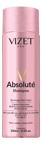 Shampoo Absolute Vizet Profissional 250ml