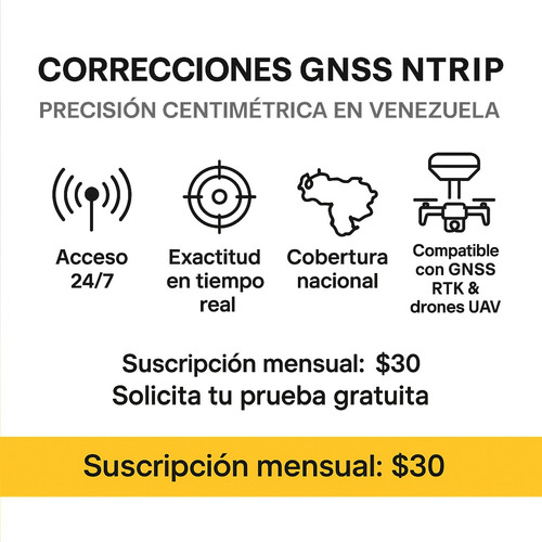 Servicio Ntrip Estaciones Referencia Datos Cors Gps Gnss Rtk