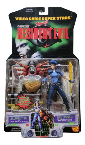 Resident Evil Jill Valentine/web Spinner Toy Biz 1998 Bliste