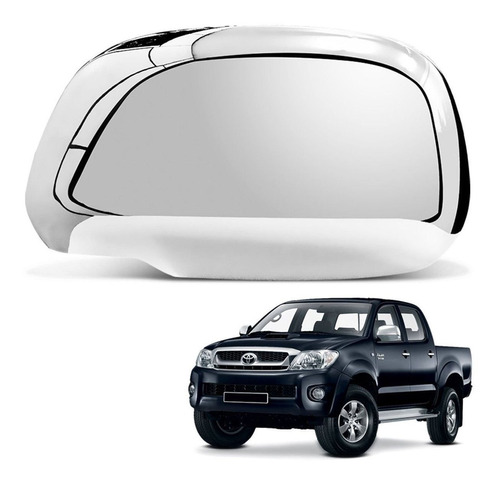 Aplique Retrovisor Toyota Hilux 2007 2008 Cromado Le