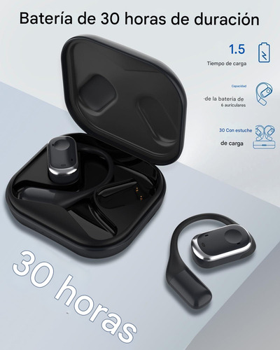 Audífonos Bluetooth Inalámbricos Enc Deportivos Con Ganchos