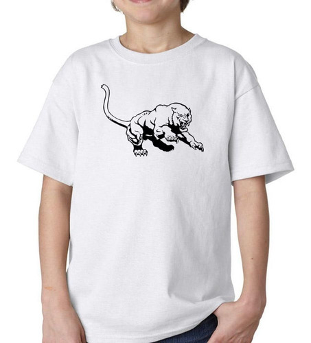 Remera De Niño Puma Ilustracion Vector Art